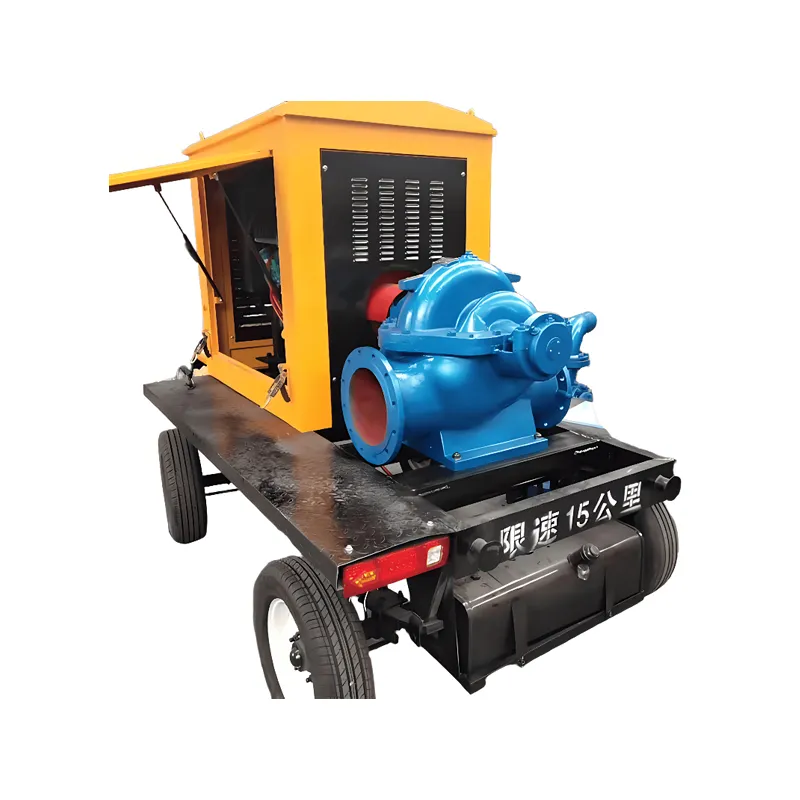 Trailer Mounted Engine Driven Double Suction Pumps