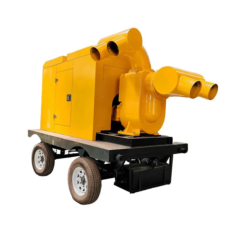 Trailer Mounted Engine Driven Self Priming Pumps